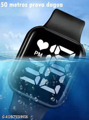 New Classy Pink Colour Digital LED Watch for Teenagers boy's and girl's With Attractive look's