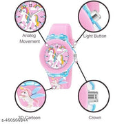 3D Cartoon Charecter Multi Colour Light Children Kids Watch for Boys Girls Analog Watch Boys Best Gift Baby Boys Girl Digital Watch for Kids Watch for 3+ to 11 Year Old boy Girl