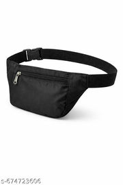 Premium Unisex Black Waist Bag