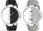 Combo of 2 | Genuine Leather Straps | Boys Series Analog Watch
