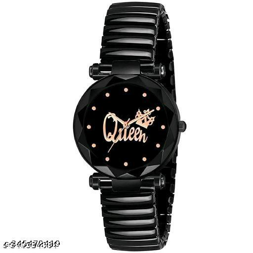 High New Latest Spring Blet Black Dail Women  Watches