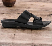 Black Solid  Flip Flops, Slippers, Sandals For Men