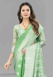 Linen Saree