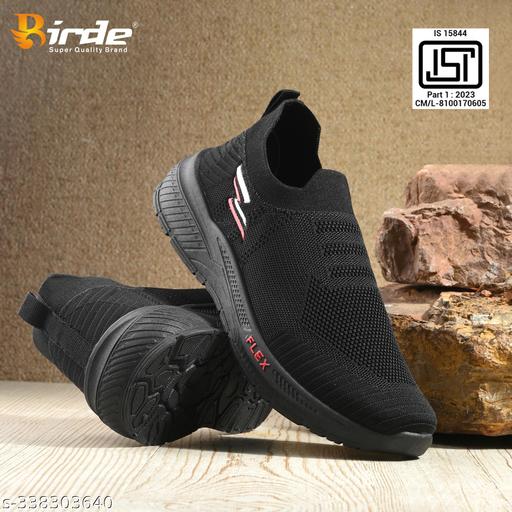 BIRDE ZenG Flyknit Men Sport Memory Foam Comfortable Soft Lightweght Regular Wear Walking Shoes