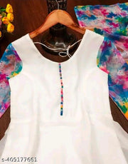 Fancy white kurti