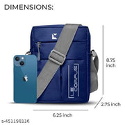 Sling Bag for Men and Women for office, travel and casual use with inner Pocket and Adjustable Strap, Utility Storage Side bag