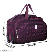 Frontsy Duffle Bag With Wheels Trolley Men and Women