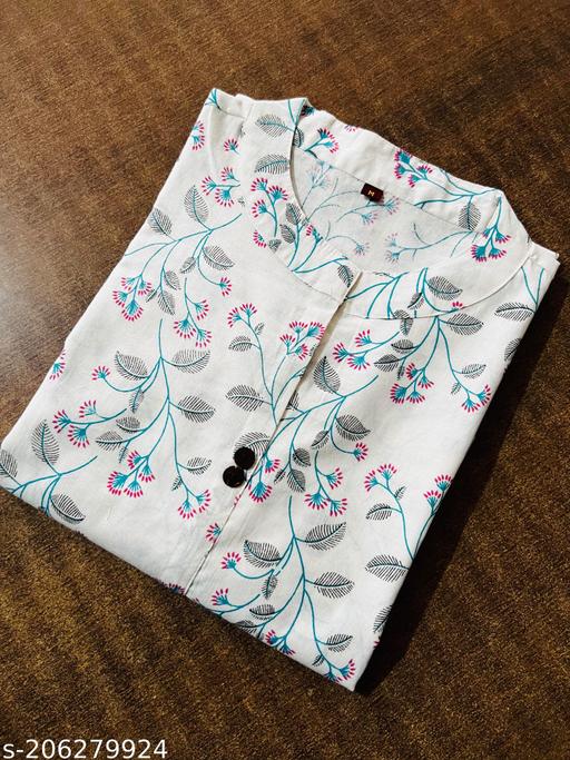 100% COTTAN PRINTED KURTI