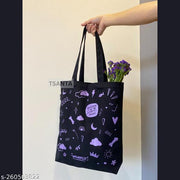 TSANTA Printed Canvas Tote Bag | Printed handbag for women | College Bag | Reusable shopping bag