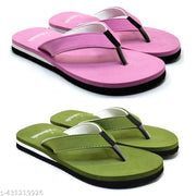 Women Ortho slippers | Soft comfortable and stylish flip flop slippers for Women in exciting colors |Lightweight | Anti Skid | Daily Use Chappal Women Slipper Flipflop/Daily Flipflops/Slipper For Girl( Combo Pack Of 2)