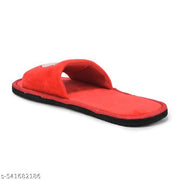 Women's Indoor Slider Suede Open Toe Non Slip Soft Bottom For Girl And Women