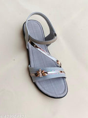 sanjana fashion flats slippers fancy womens girls heels sandals chappals