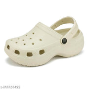 Bersache Comfortable indoor outdoor fashionable Stylish Lightweight Clogs (Grey)