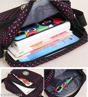 MOMISY Women Mobile Messenger Bag Ladies Casual Nylon Shoulder Small Cross Body Long Strap Purse for Travelling, Work