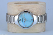 Trendy Ethnic Embossed Designer Dial Attractive Stainless Steel Chain Analog Watch for Women for Girls.
