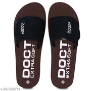 DOCTOR EXTRA SOFT D-17-WOMEN-CUP-GREY Women's Adjustable Strap Orthopaedic Diabetic Comfort Daily Use Slippers & Flipflops
