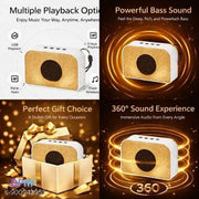 DPM Wireless Bluetooth Karaoke Audio Speaker with Microphone for Party and Music Playback