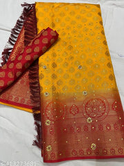 BALATON SAREE | STONE AND SPECIAL JHALAR | GOOD MORNING | WEDDING & PARTY WEAR SAREE