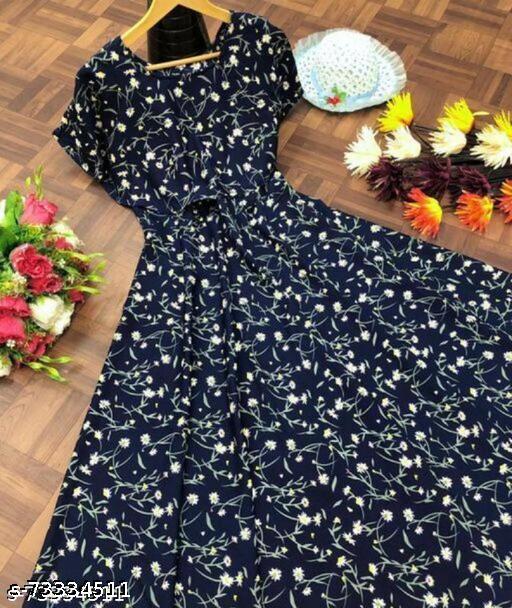 Polyster/Crepe fabric-kurtis