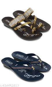 TPMS Fancy PU Sandals, slippers for women and girls