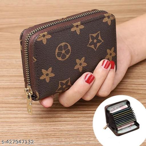 Printed Card holder for woman