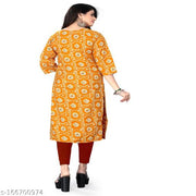 Polyster/Crepe fabric-Banita Drishya Kurtis