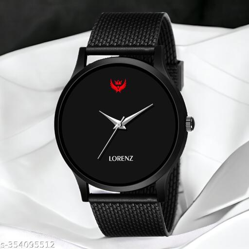 Lorenz Black Dial Men's Watch | Watch for Men | Watch for Boys- MK-2041W