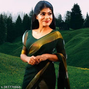Trendy Chiffon Saree For Women & Girl With Blouse