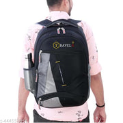 Large 40 L Laptop Backpack BACKPACK heavey duty 40L waterproof laptop Backpack for School Collage Office Travelling Waterproof School Bag (BLACK)