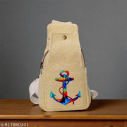 Men & Women Shoulder Bag Hemp Super Fashion Chest and Shoulder Ba