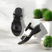Sahni Traders Women Black Heels Sandal