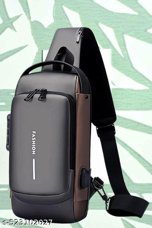 WomenBuzz Multifunction  Unisex Sling Bag , USB Charging Sport Sling Shoulder Bags,Crossbody Bag For Walking, Gym, Sport, Hiking, Cycling, Travel