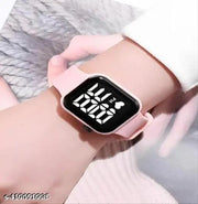 New Classy Pink Colour Digital LED Watch for Teenagers boy's and girl's With Attractive look's