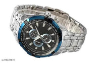 Stylish Men Analog Watch | Stainless Steel Strap | Party & Daily Wear