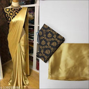 ORGINAL SATIN SILK SAREE WITH JACQUARD BLOUSE