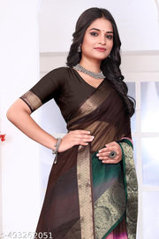 Weddind Special and Bollywood Style tissue oeganza saree