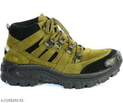 MRJ573 Men's Green Synthetic Leather Outdoor/walking/yoga Casual shoes
