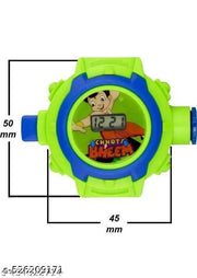 Trendy Digital Watch - For Boys & Girls Chota-Bheem 24-Images Digital Display Projector Cartoon Watch for Kids