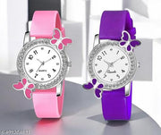 Analog watch combo for women