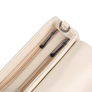Off White Sling bag for women and girls cross body bags