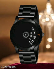 Analog black watch