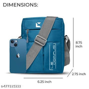 Crossbody Bag with Zipper Pockets