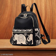 HMZ-STORE  Ethnic Style Waterproof Oxford Backpack Ladies Fashion Travel Canvas Bag Large Capacity Nylon Student School Bag Laptop Bag, Girls Printing School Backpack