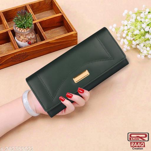 MR. RAAQ Creation Women's Peach Hand Clutch Wallet Purse With Phone Pockets And 4 Separate Card Slots