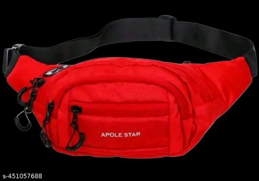 Waist Bag for Women and Men/Fanny Pack with 3-Zipper Pockets Waist Pouch for Hiking, Travel, Camping, Running, Sports Outdoors and Adventures Money Phone Belt with Adjustable Strap