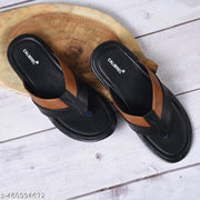 Calibrel Men Black Stylish slipper  slipper for men sandals for men leather sandal for men