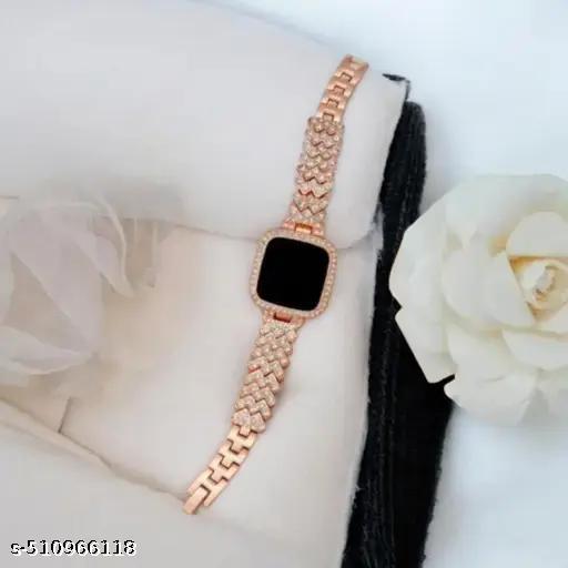 Rose Gold Digital Girls Watch