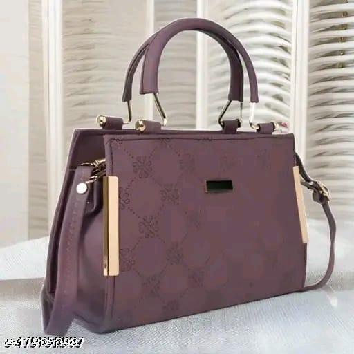 New Stylish Handbag with Embroidered Pattern