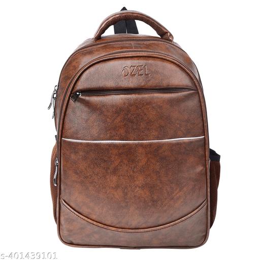 Ozel Large 40 L Backpack Artificial Leather Unisex Backpack School/College/Travel Bag upto 15 inch