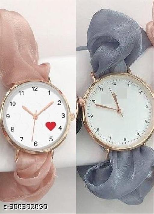 Scrunchies analog watch Analog Watch - For Women Scrunchies Korean Style Watch